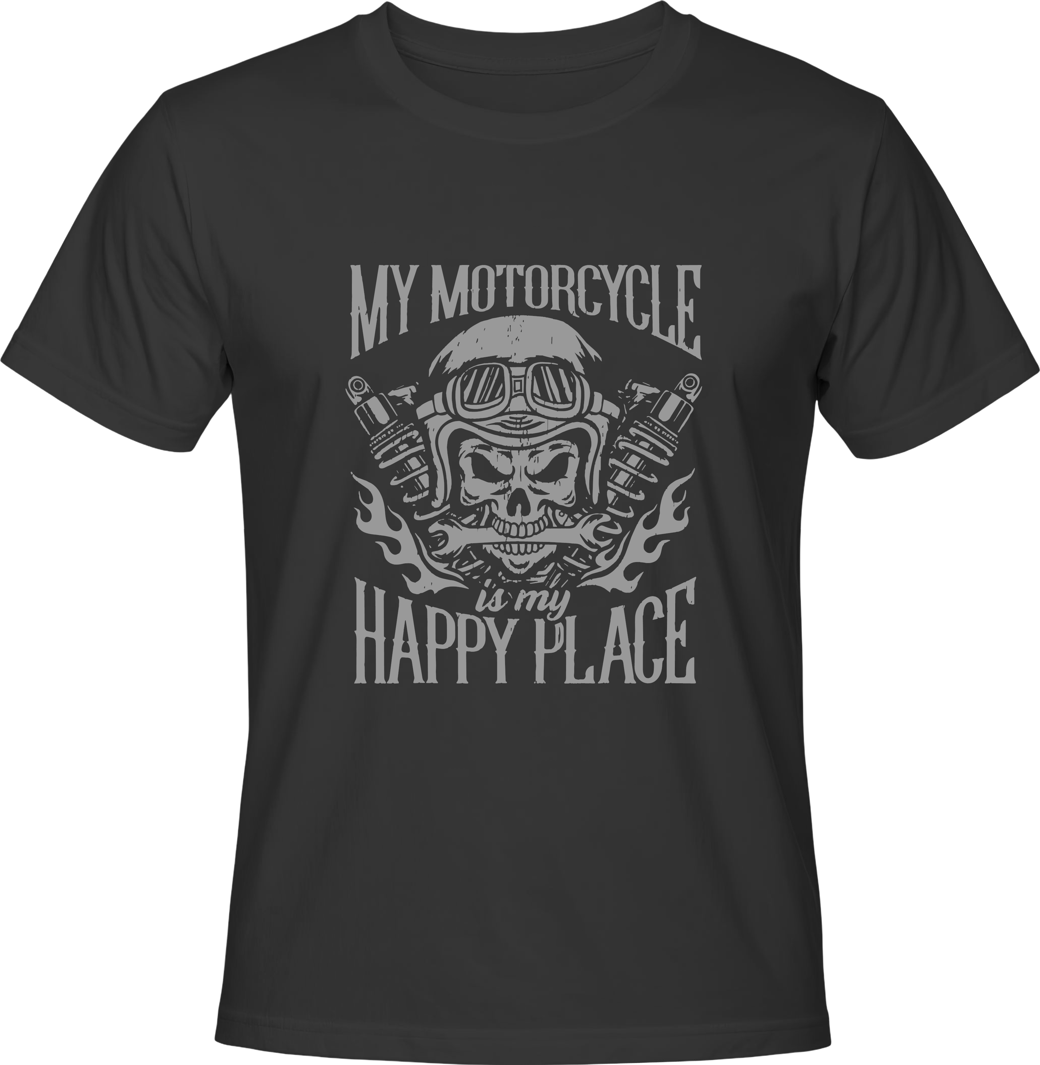 Тениска My Motorcycle is My Happy Place