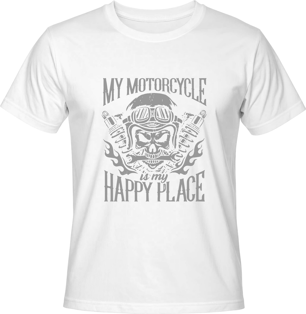 Тениска My Motorcycle is My Happy Place