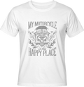 Тениска My Motorcycle is My Happy Place