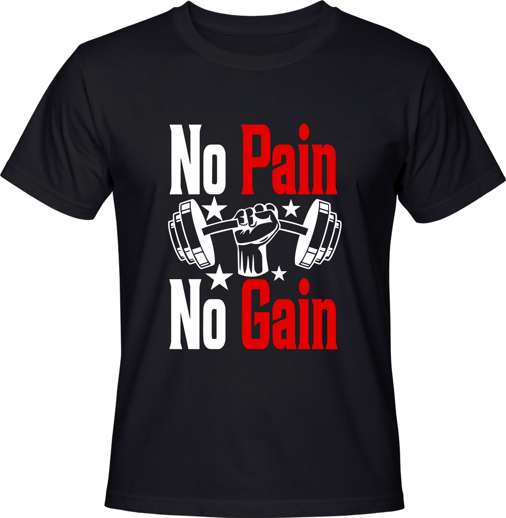 Тениска NO PAIN NO GAIN