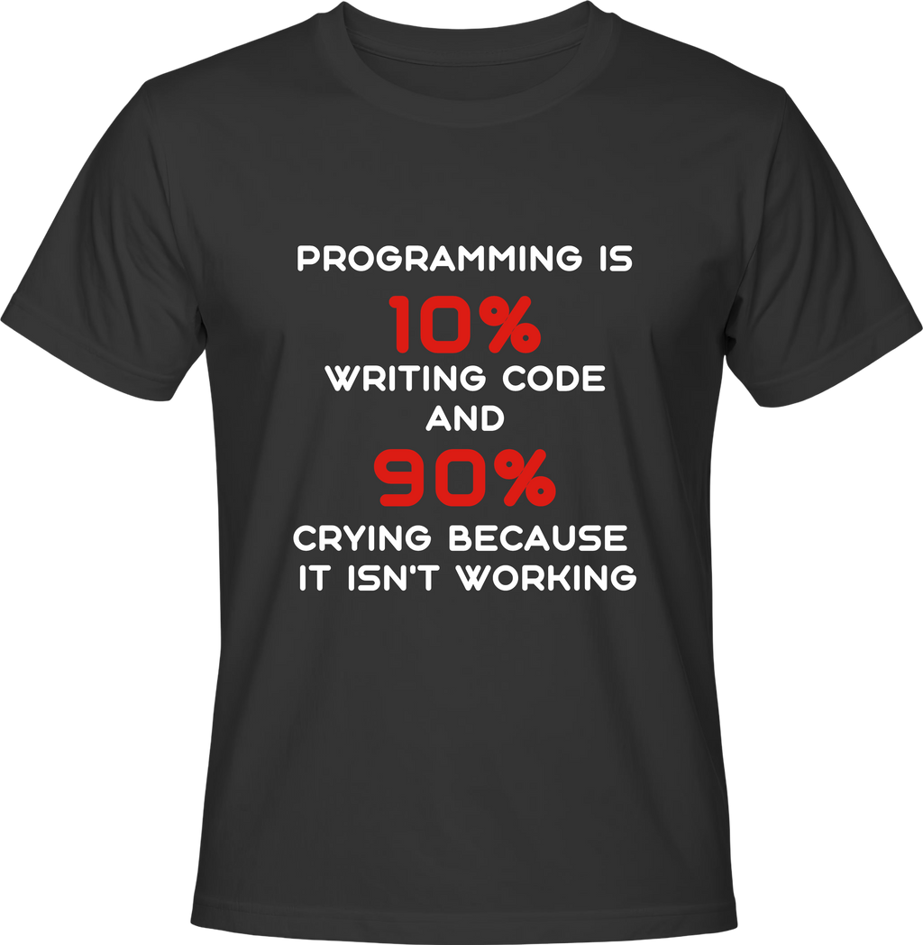 Тениска 10% code 90% crying