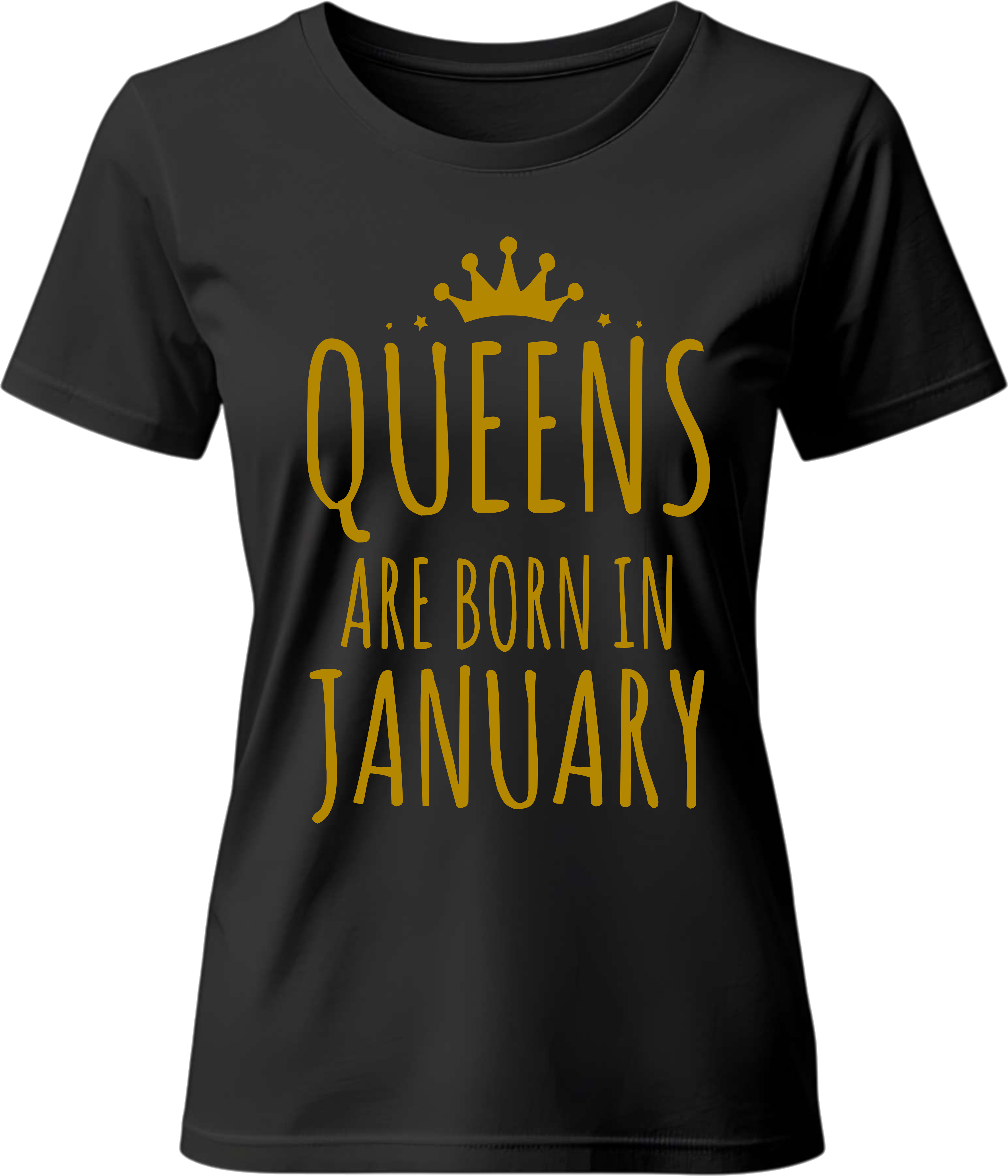 Тениска Queens are born in (January)