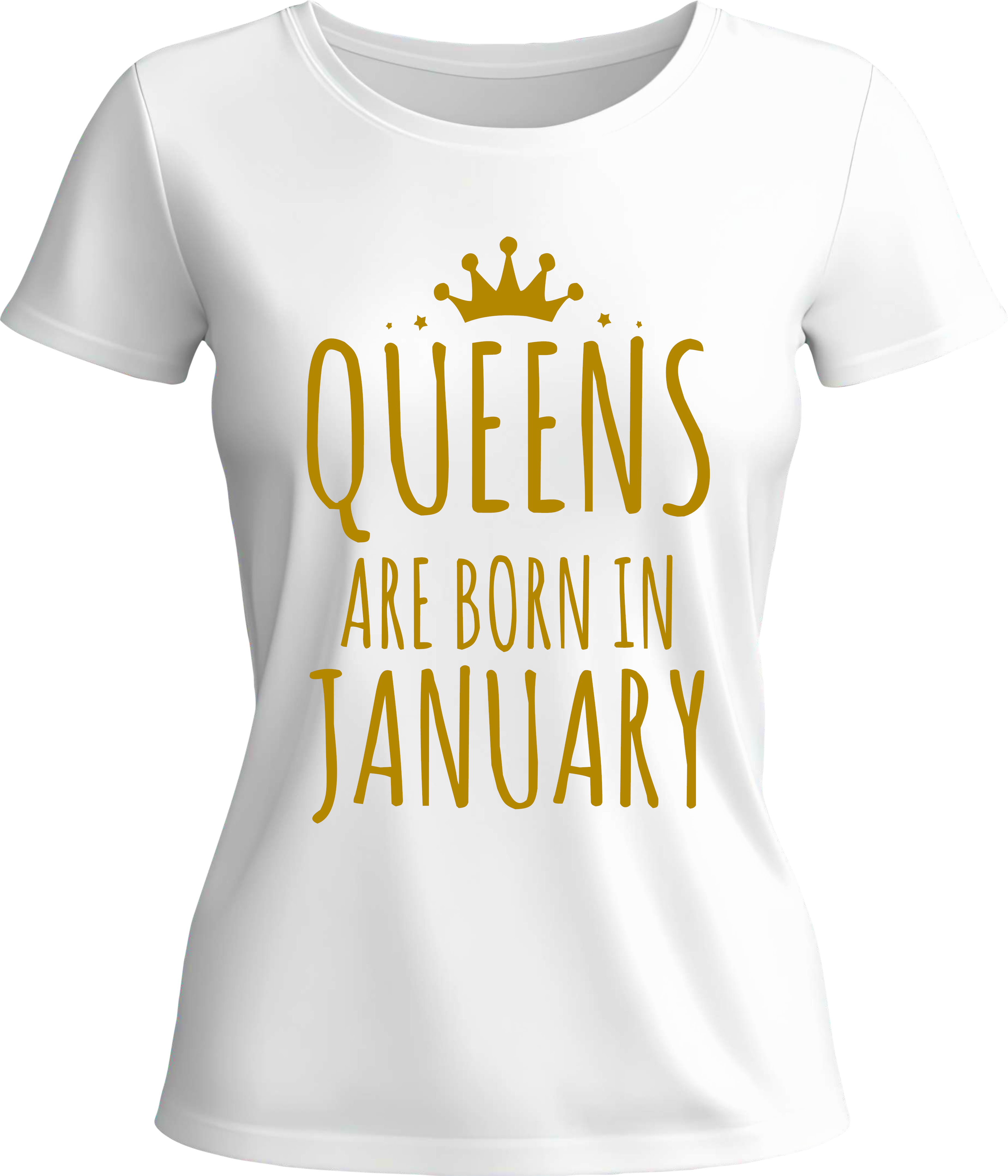 Тениска Queens are born in (January)