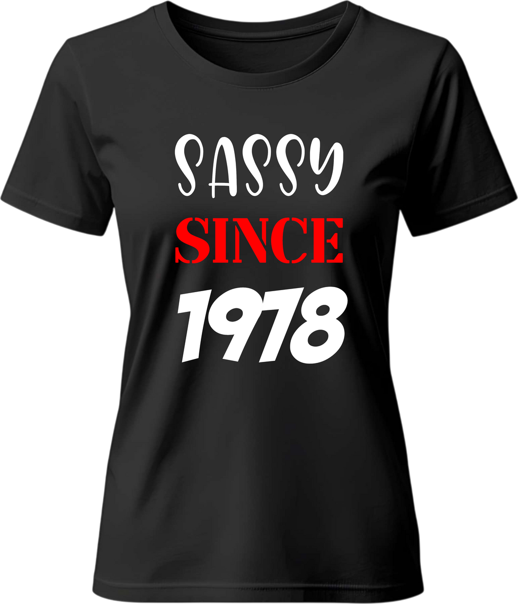 Тениска Sassy since (1978)