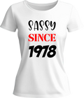Тениска Sassy since (1978)