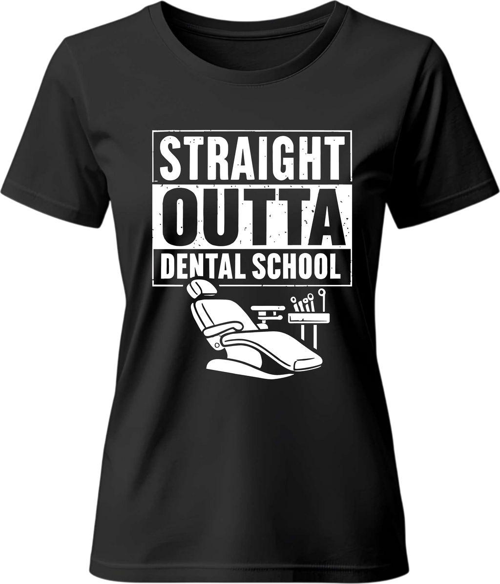 Тениска Straight outta dental school