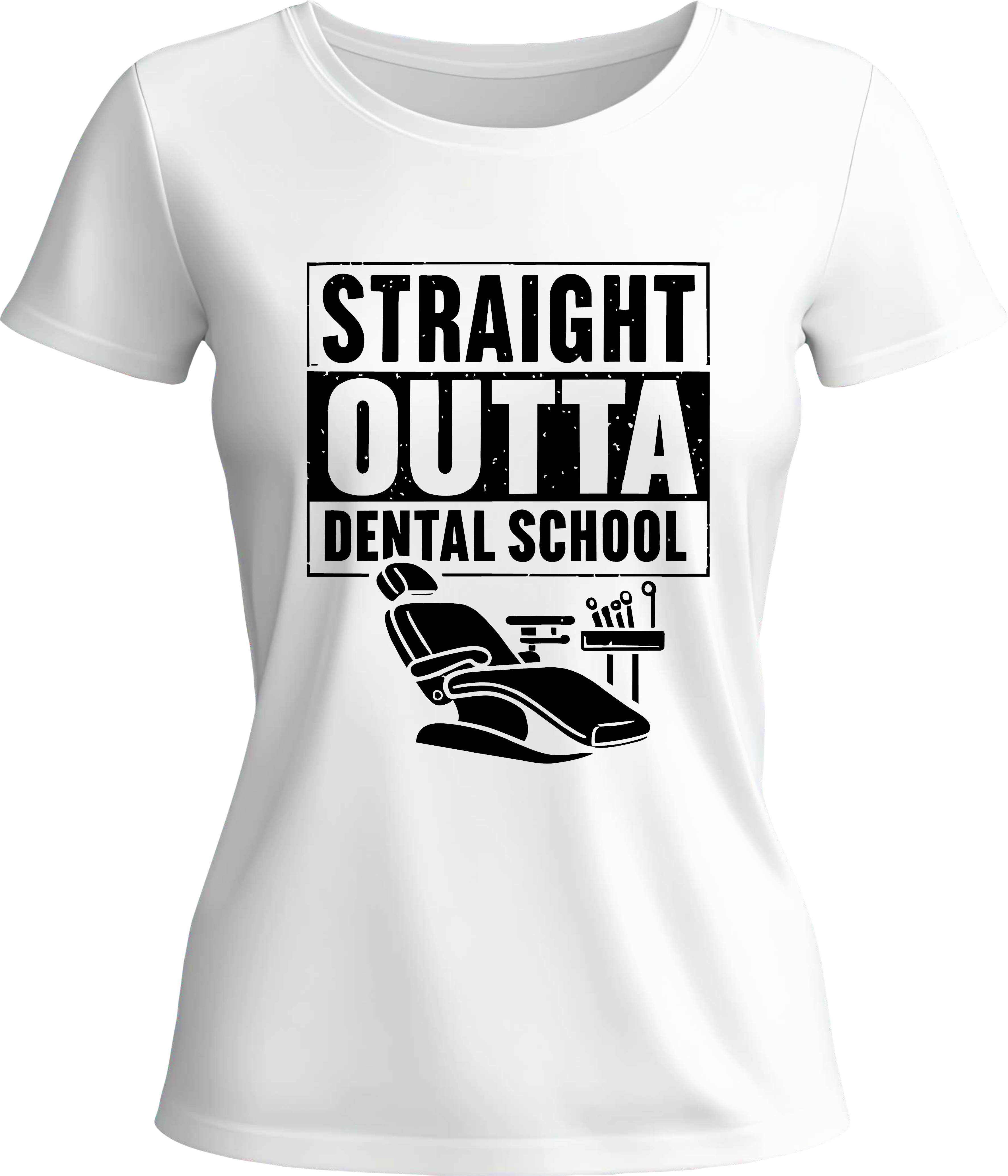 Тениска Straight outta dental school
