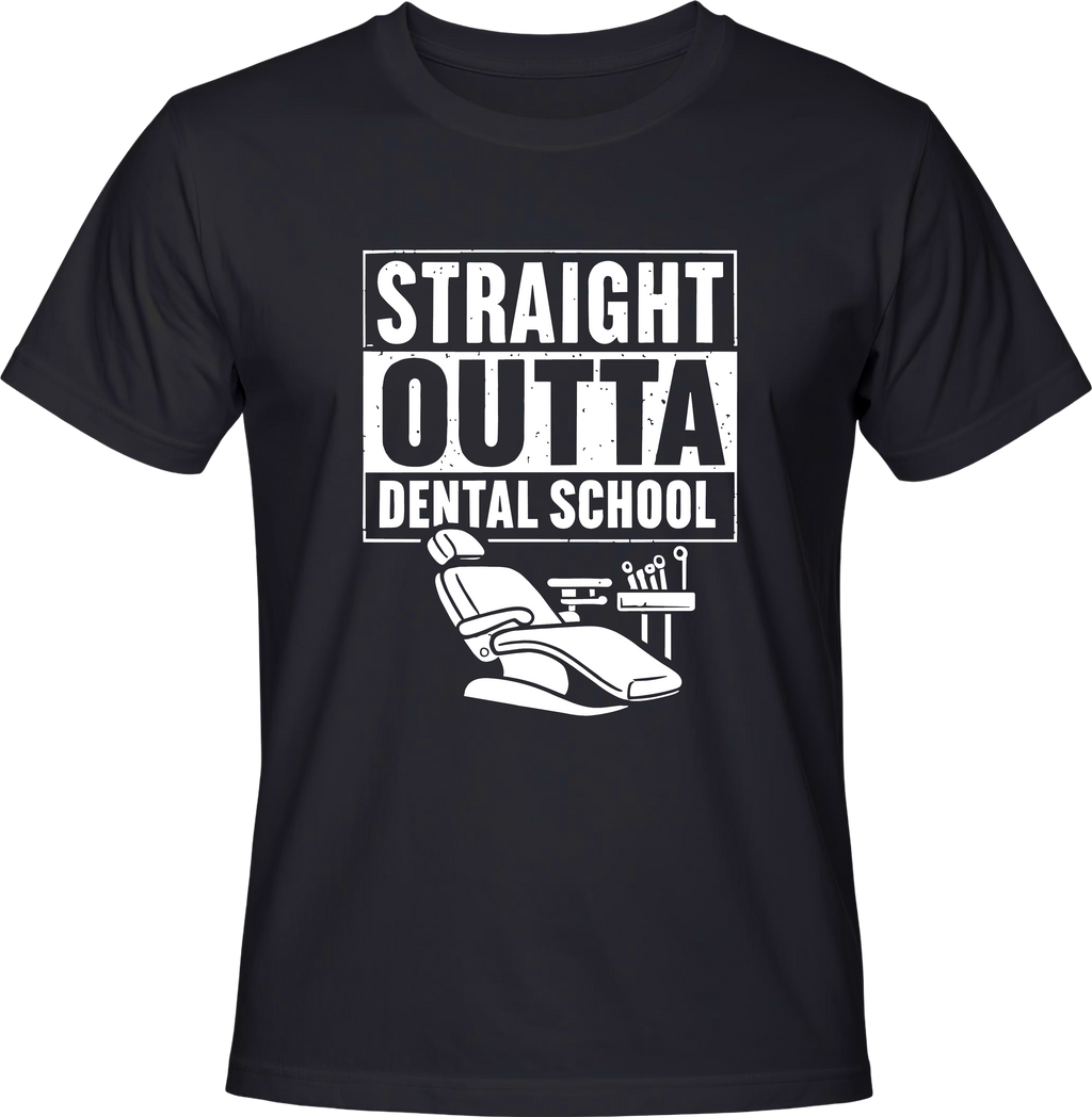 Тениска Straight outta dental school