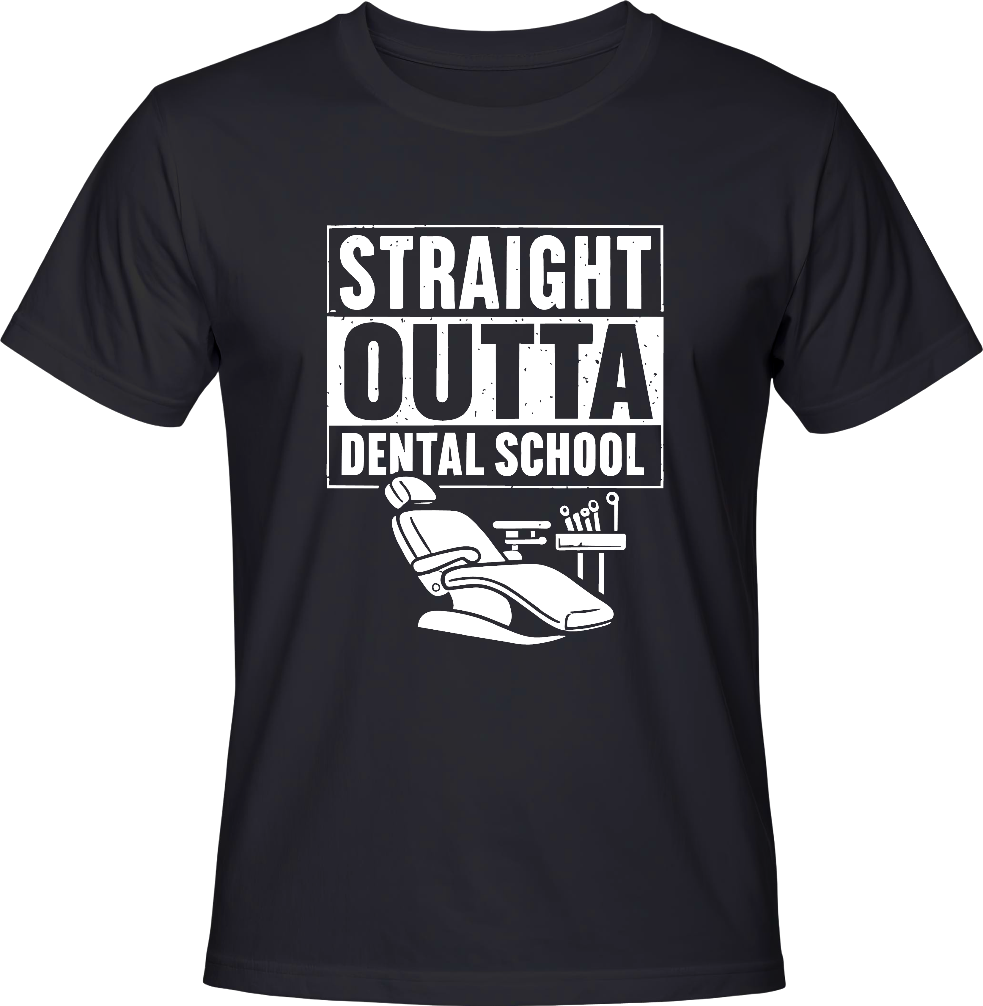 Тениска Straight outta dental school