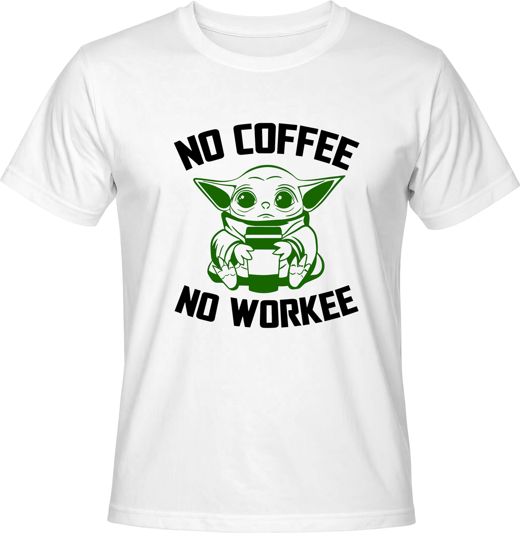 Teниска No Coffe No Workee