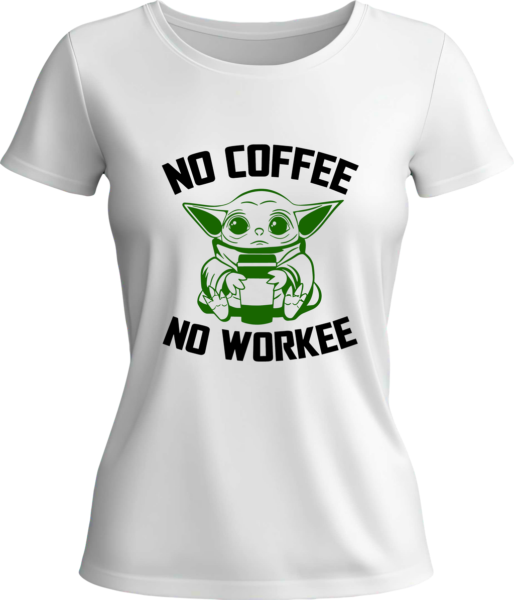 Teниска No Coffe No Workee
