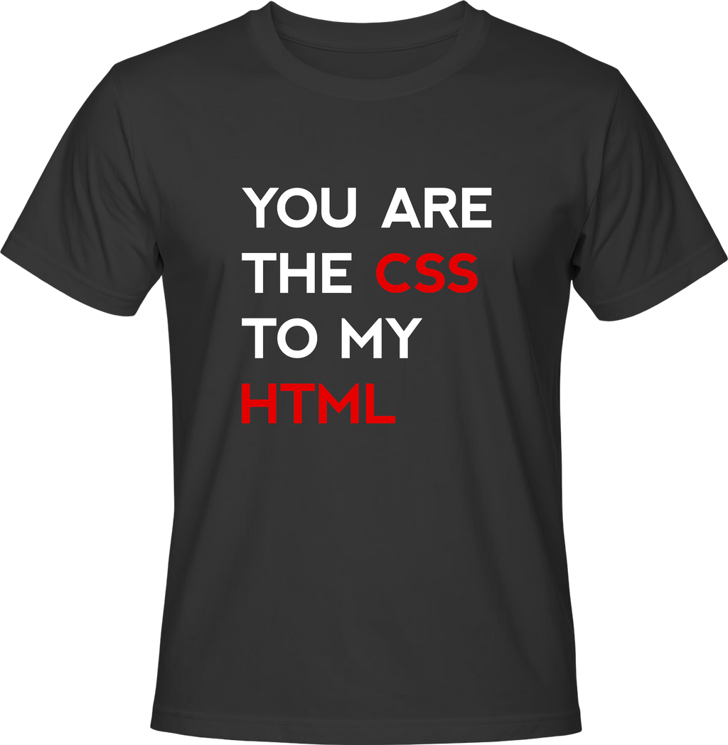 Тениска CSS to HTML