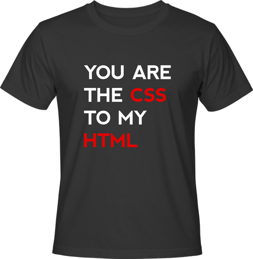 Тениска CSS to HTML