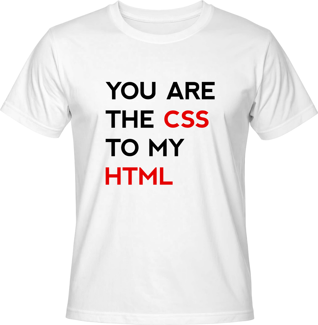 Тениска CSS to HTML