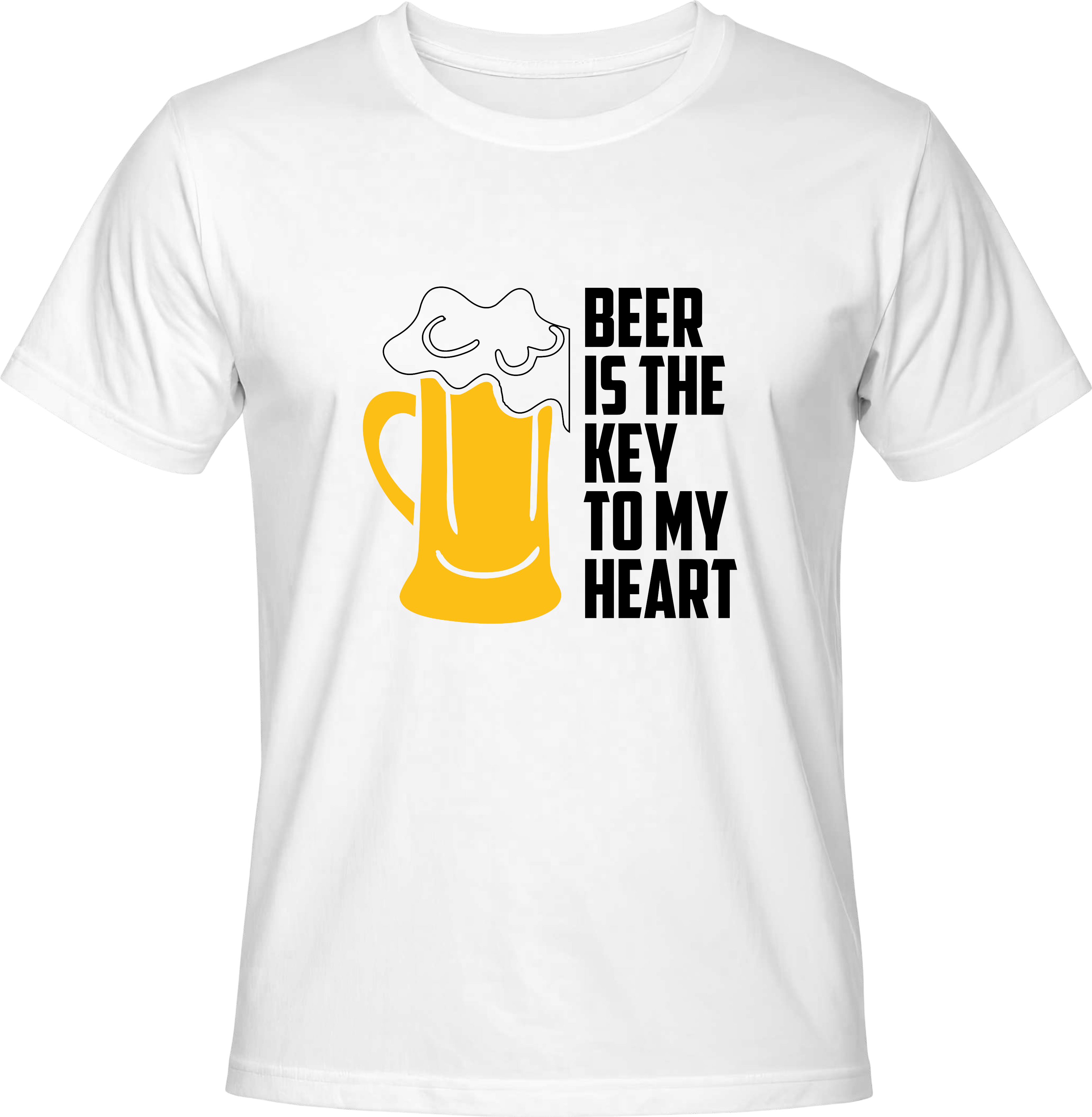 Тениска Beer is the key to my heart