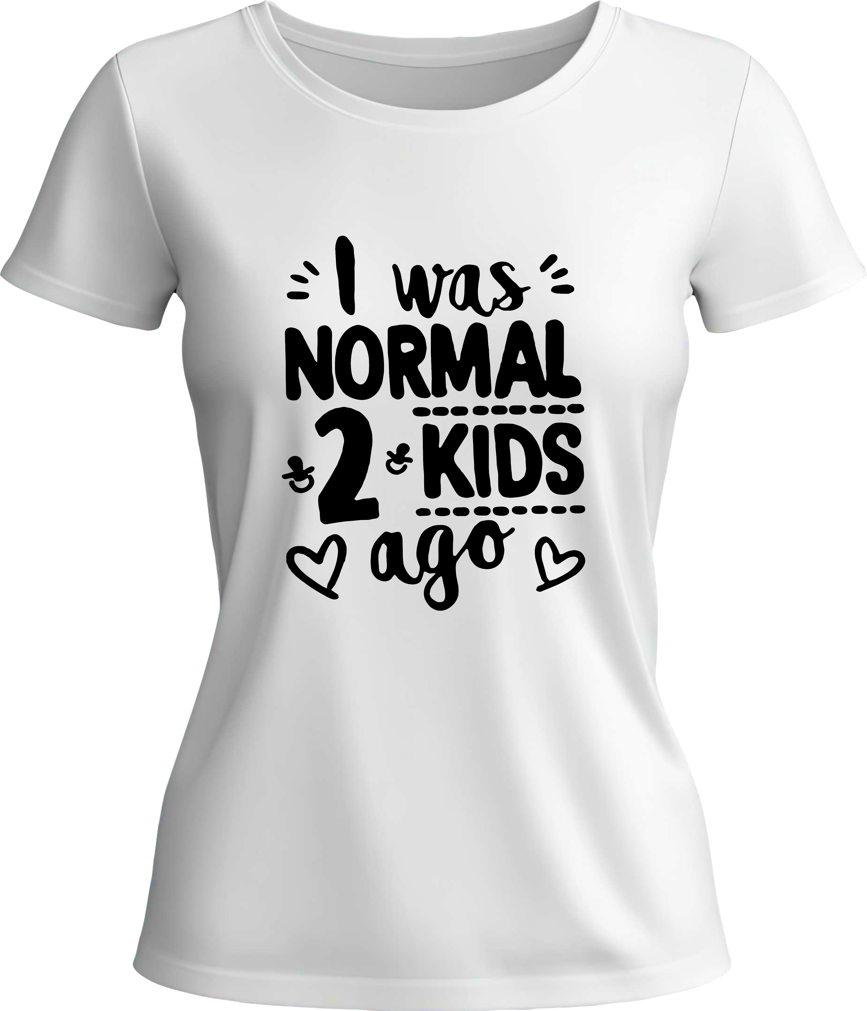 Тениска I WAS NORMAL 2 KIDS AGO