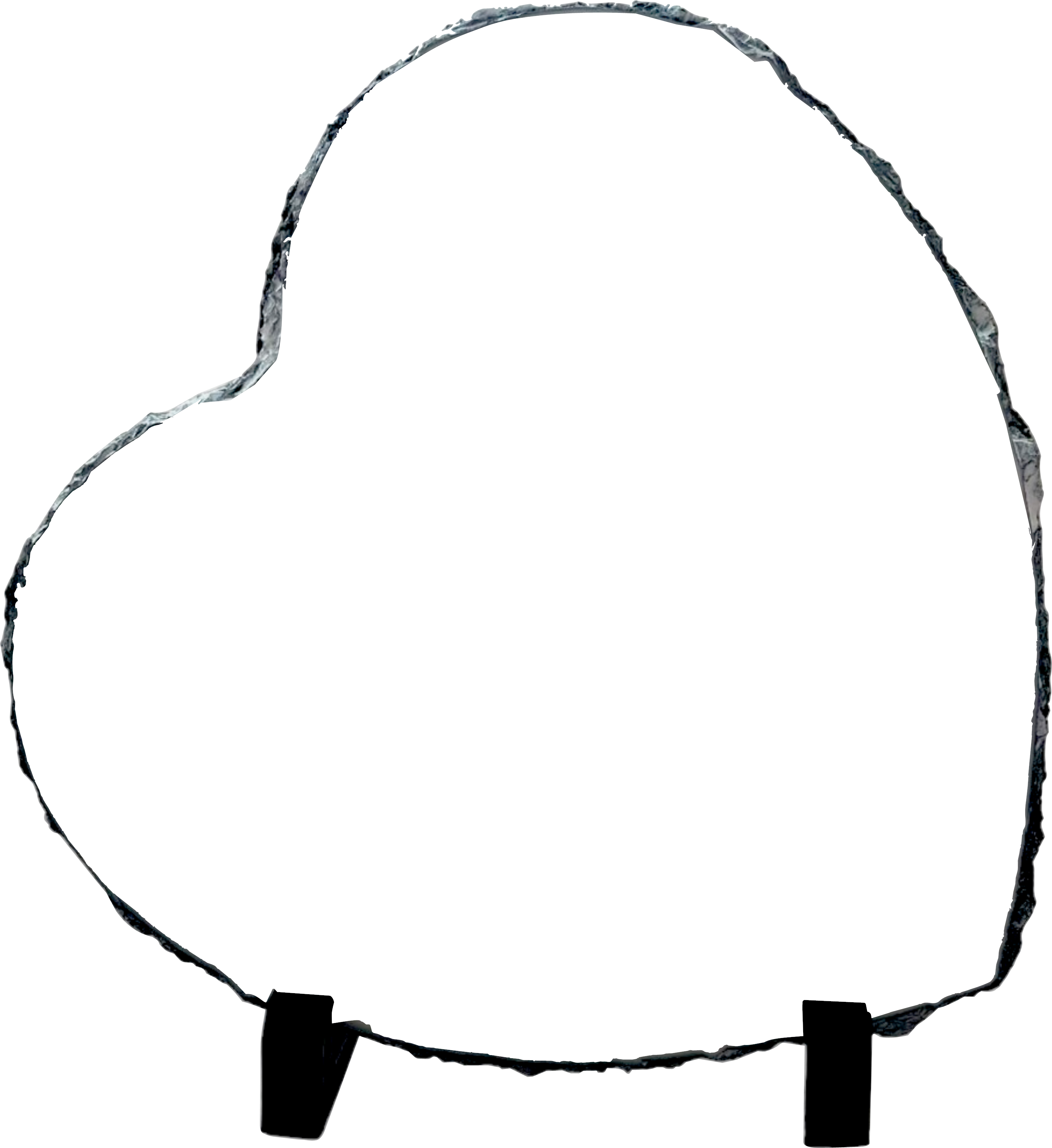 Камък със снимка (сърце)