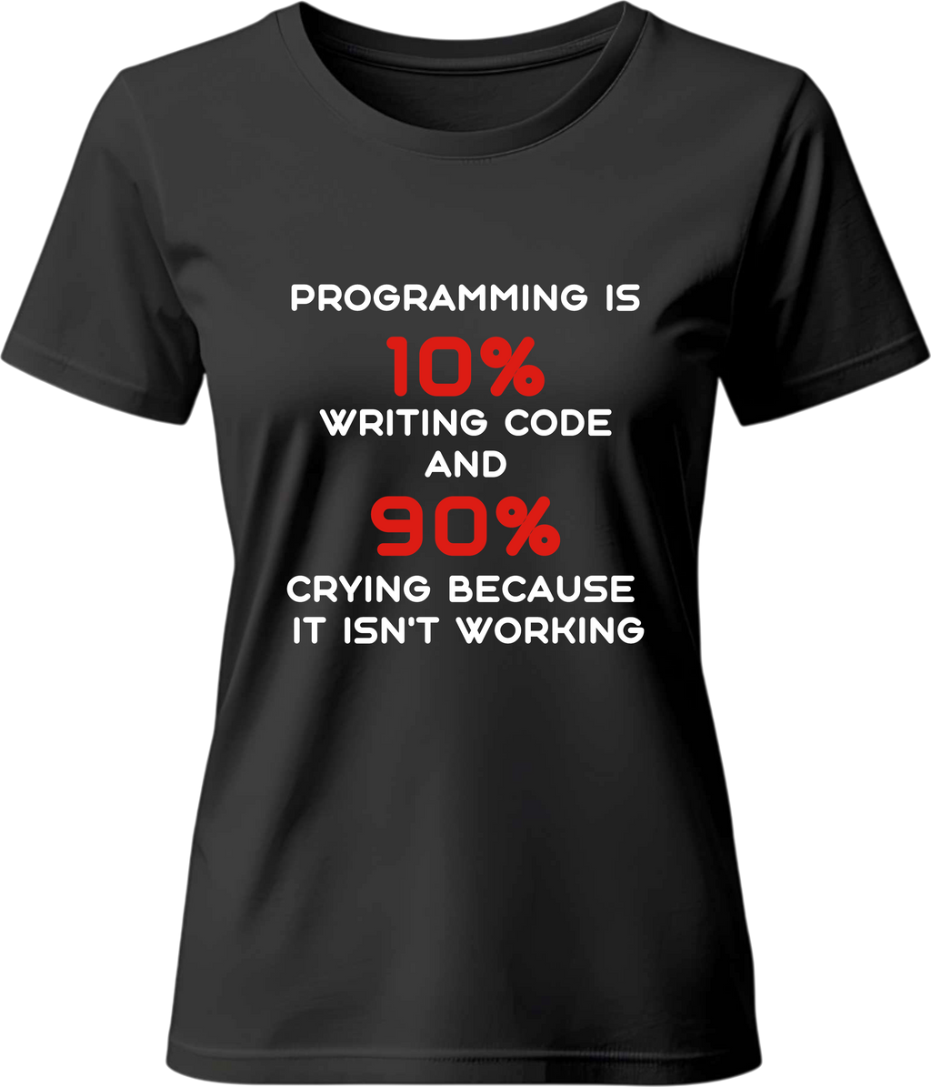 Тениска 10% code 90% crying