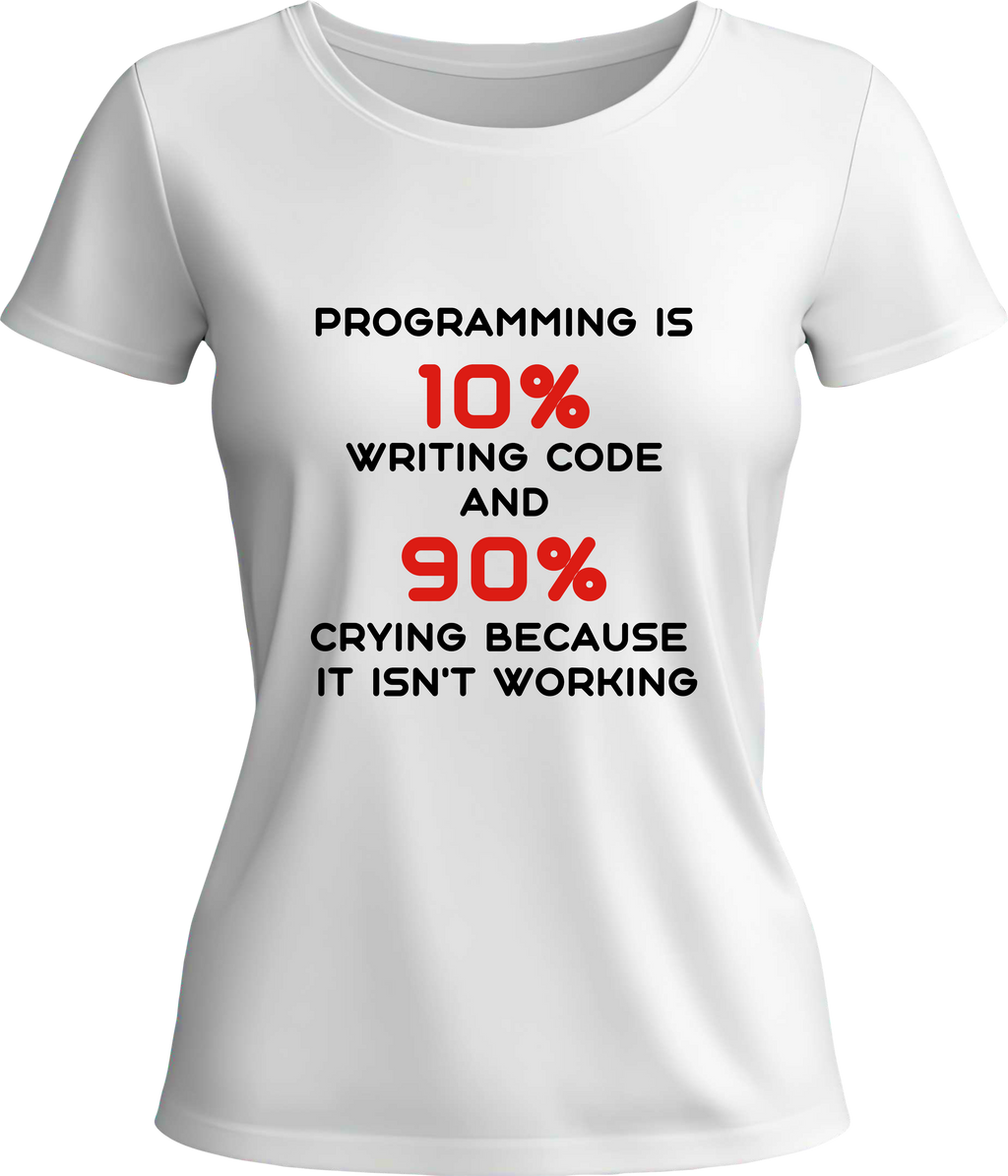 Тениска 10% code 90% crying