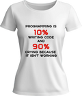 Тениска 10% code 90% crying