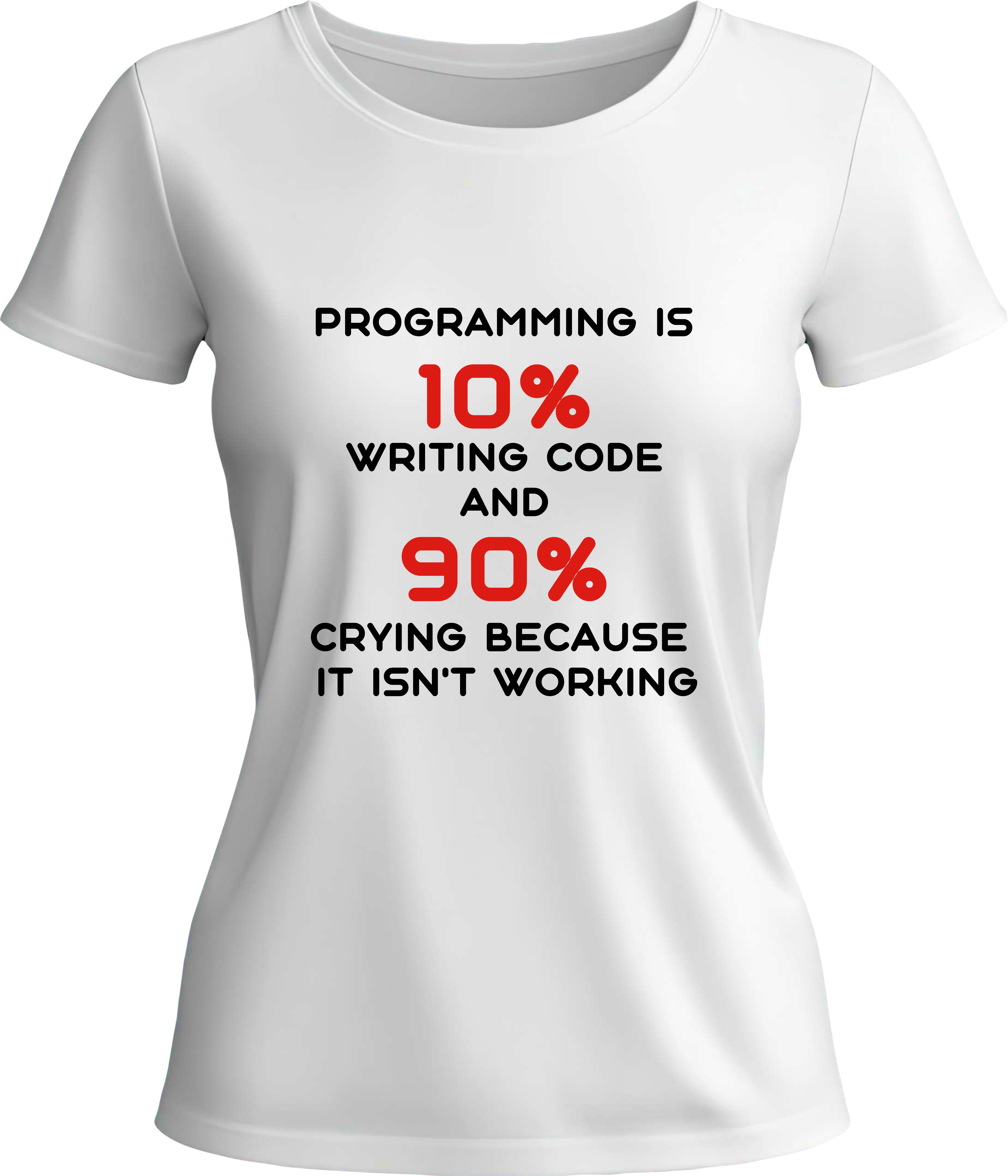 Тениска 10% code 90% crying